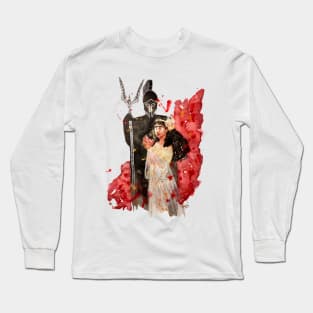 Persephone bites into the Pomegranate Long Sleeve T-Shirt